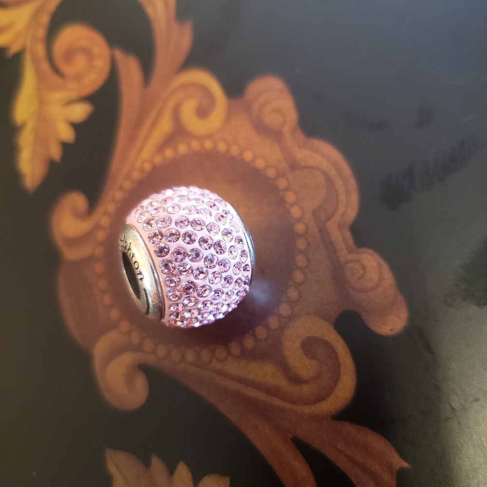 Brighton Pink Crystal Charm